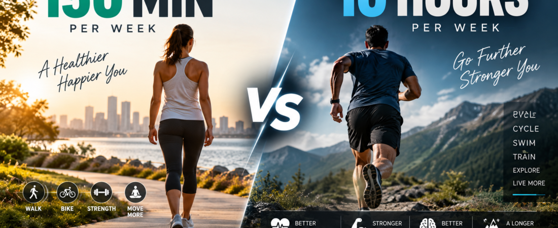 150 Minutes vs. 10 Hours of Exercise a Week: How Much Is Actually Better for Your Heart?