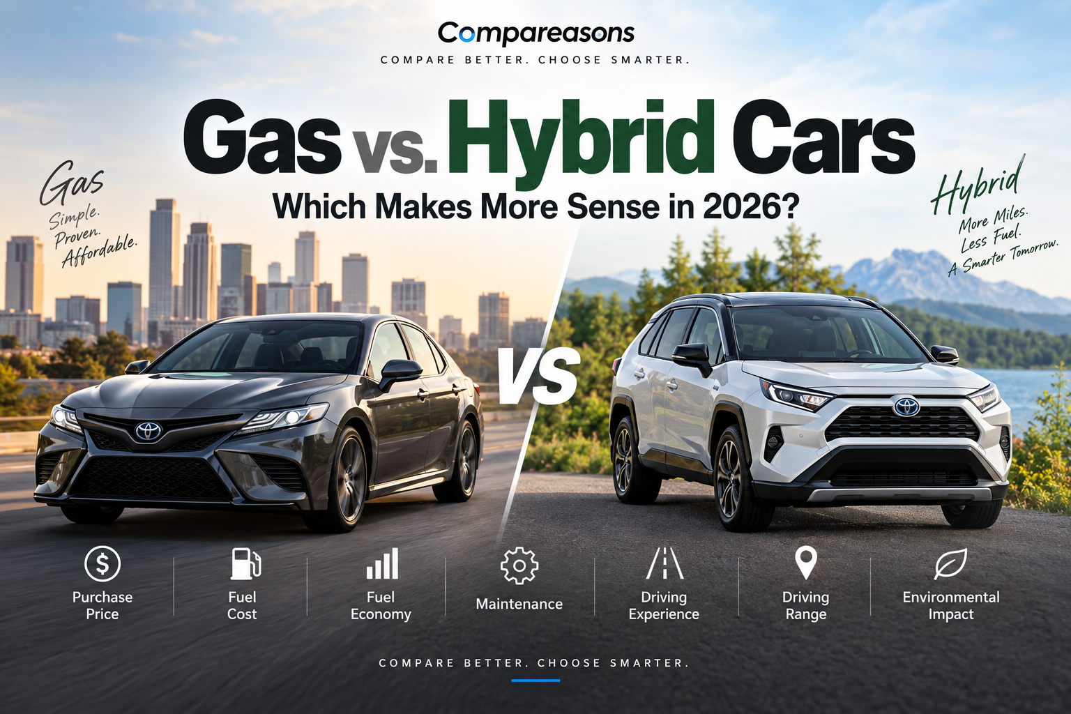 Gas vs. Hybrid Cars in 2026: Which Makes More Sense?