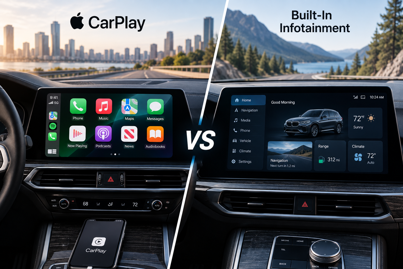 Apple CarPlay vs. Built-In Car Infotainment: Which Is Better in 2026?