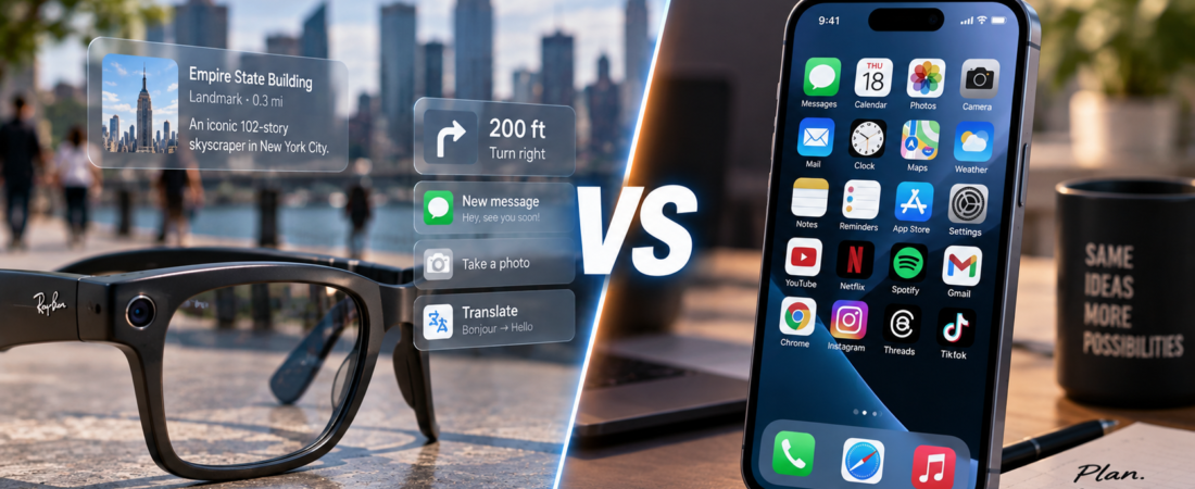 Smart Glasses vs. Smartphone: Could Glasses Actually Replace Your Phone?