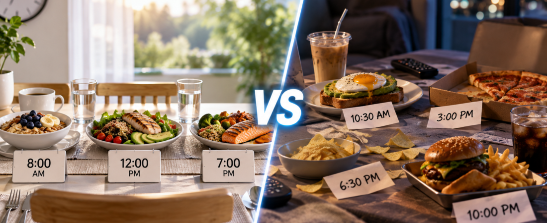 Same Meal Time Every Day vs. Eating Whenever You Want: Does Timing Really Matter?