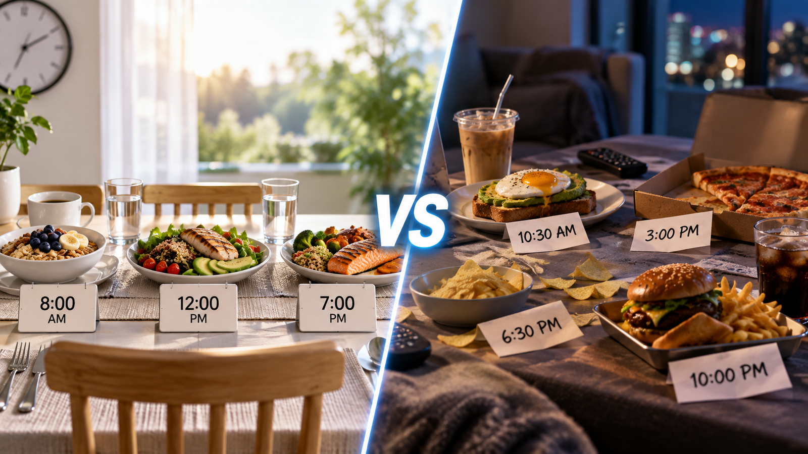 Same Meal Time Every Day vs. Eating Whenever You Want: Does Timing Really Matter?