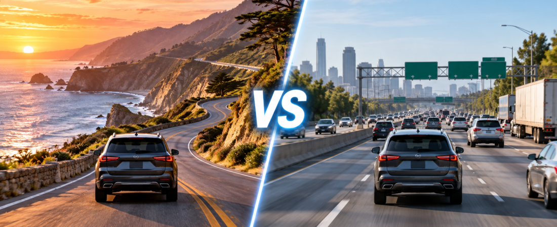 Scenic Road Trip vs. Fastest Route: Is Getting There Faster Actually Better?
