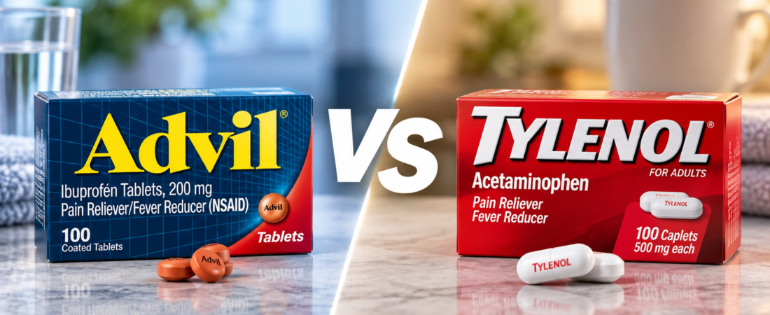 Advil vs. Tylenol: Which Is Better for Headaches, Fever, Muscle Pain, and Inflammation?