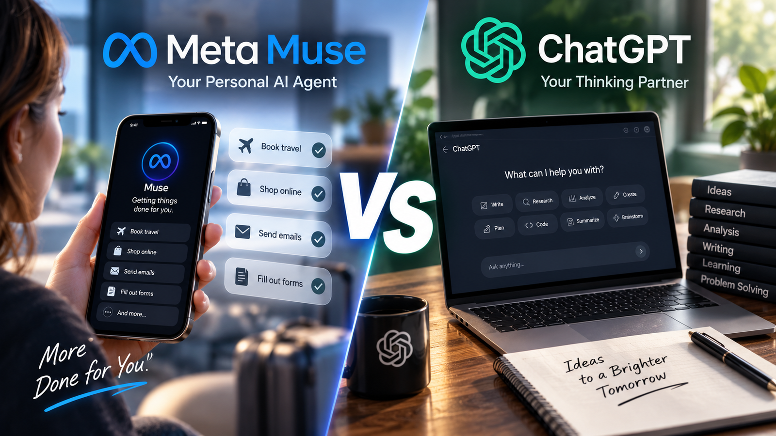 Meta Muse vs. ChatGPT: Which AI Assistant Can Actually Do More for You?