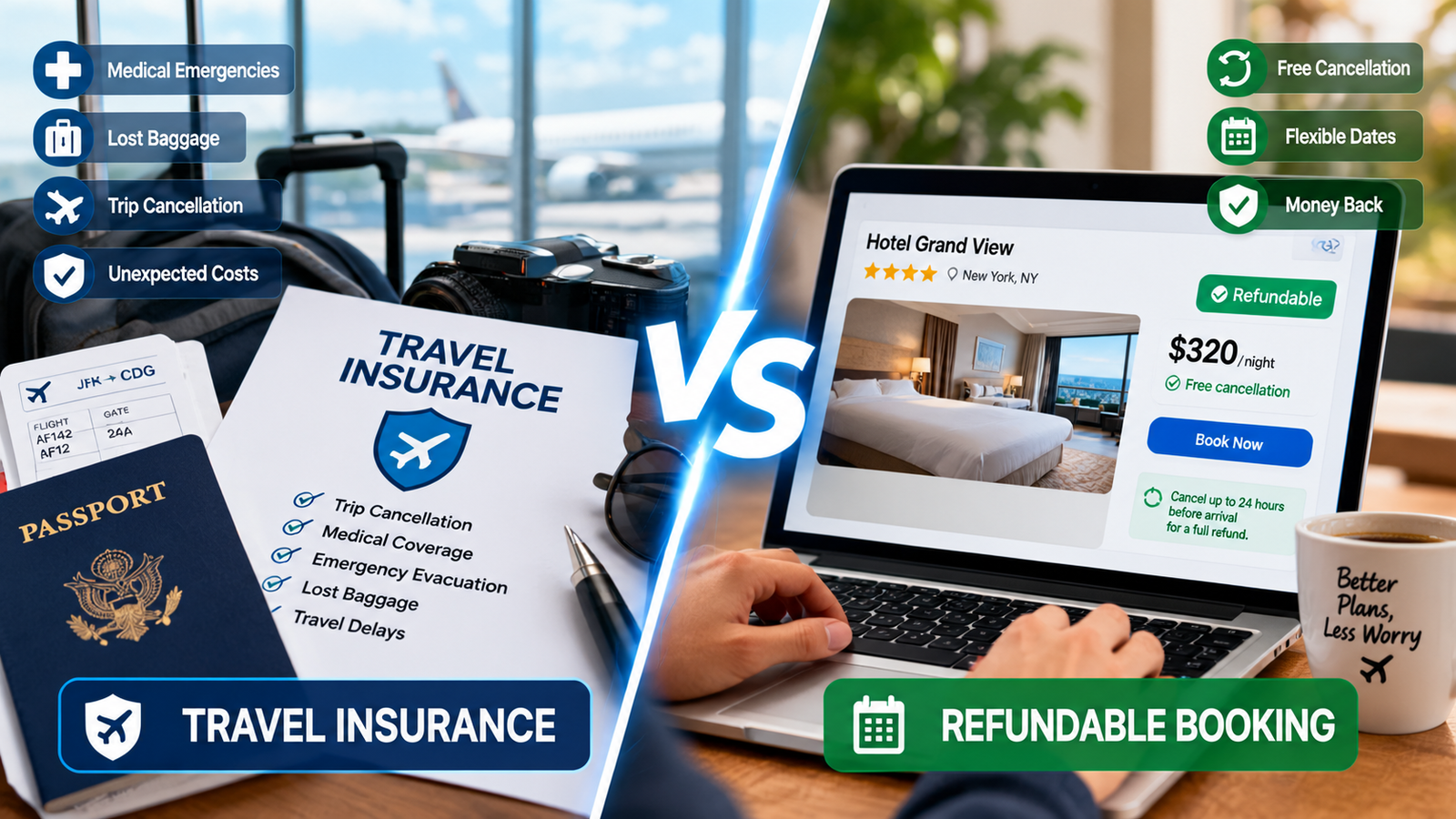 Travel Insurance vs Refundable Booking: Which Gives You Better Protection?