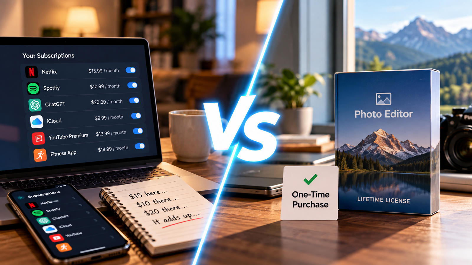 Monthly Subscriptions vs Buying Once: Which Actually Costs You More?