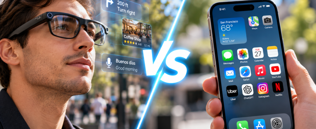 Smart Glasses vs Smartphone: Could Glasses Actually Replace Your Phone?