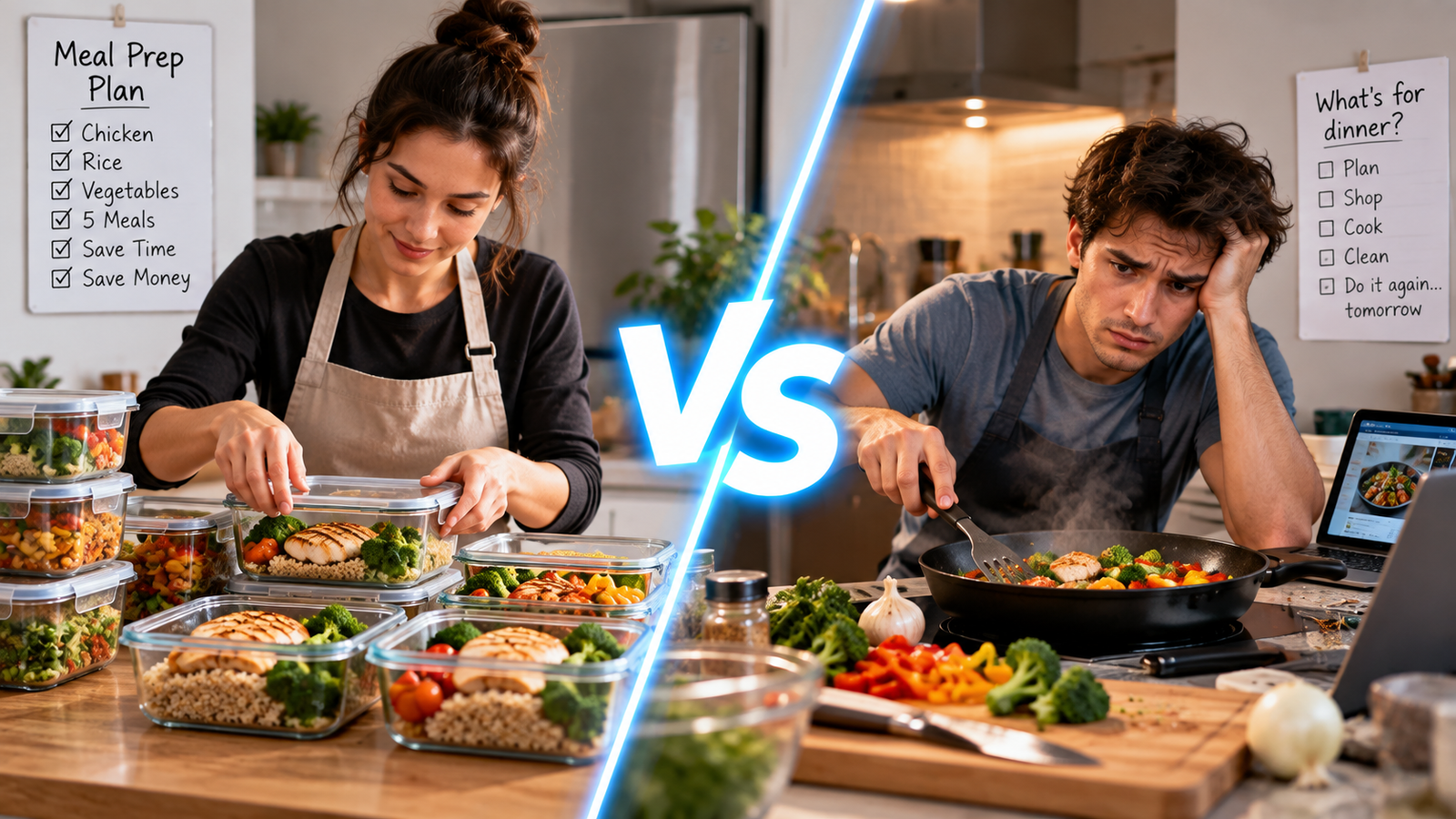 Meal Prep vs Cooking Every Day: Which Actually Saves More Time and Money?
