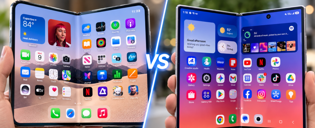 iPhone Duo vs Galaxy Z Fold 8 Display: Which Has Less Crease?