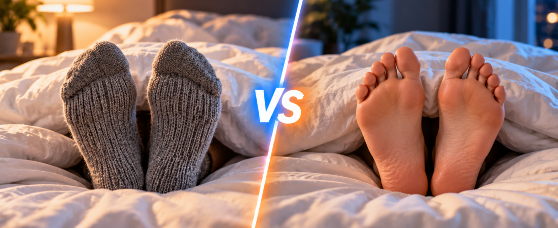 Sleeping With Socks vs Bare Feet: Which Is Better for Sleep?