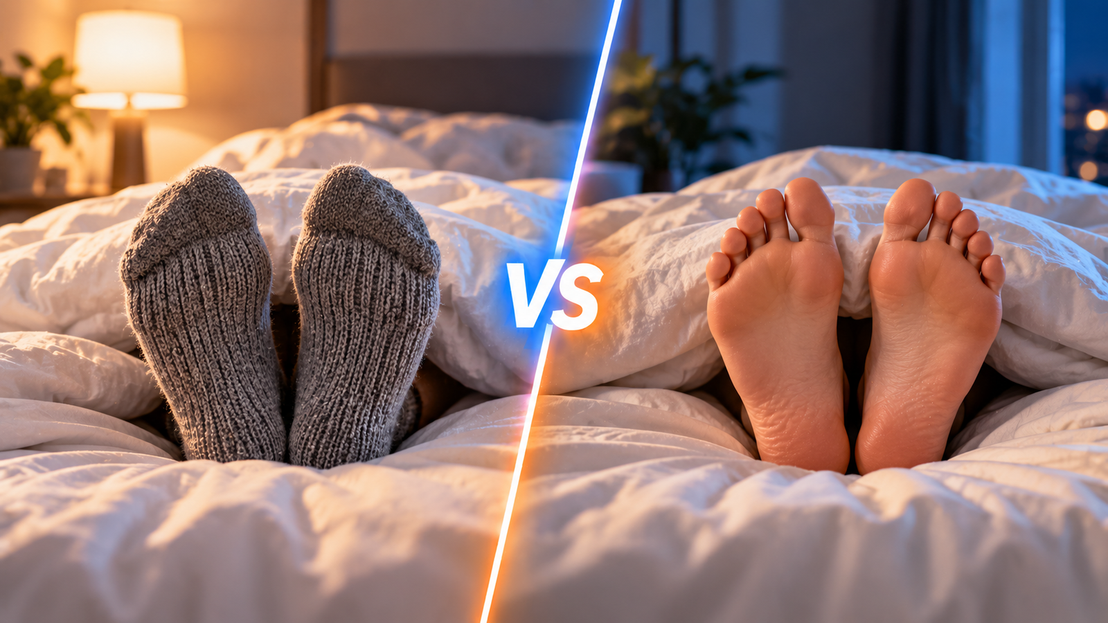 Sleeping With Socks vs Bare Feet: Which Is Better for Sleep?