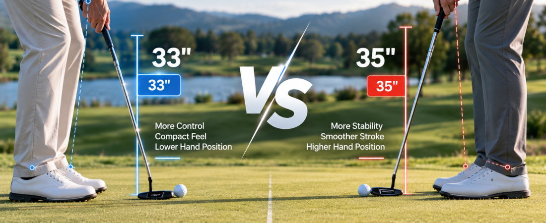 33-Inch vs 35-Inch Putter: Which Length Actually Helps You Make More Putts?