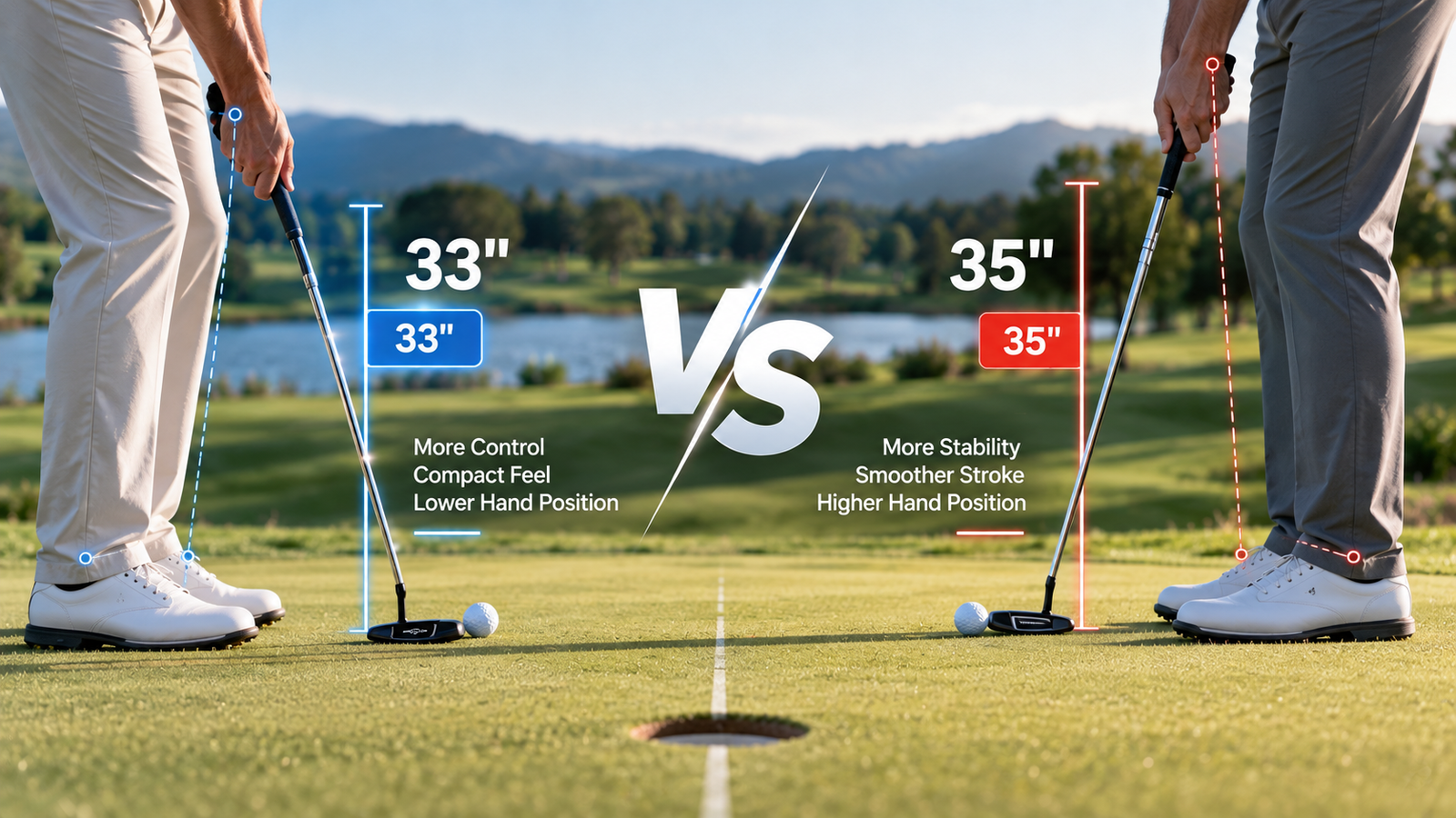 33-Inch vs 35-Inch Putter: Which Length Actually Helps You Make More Putts?