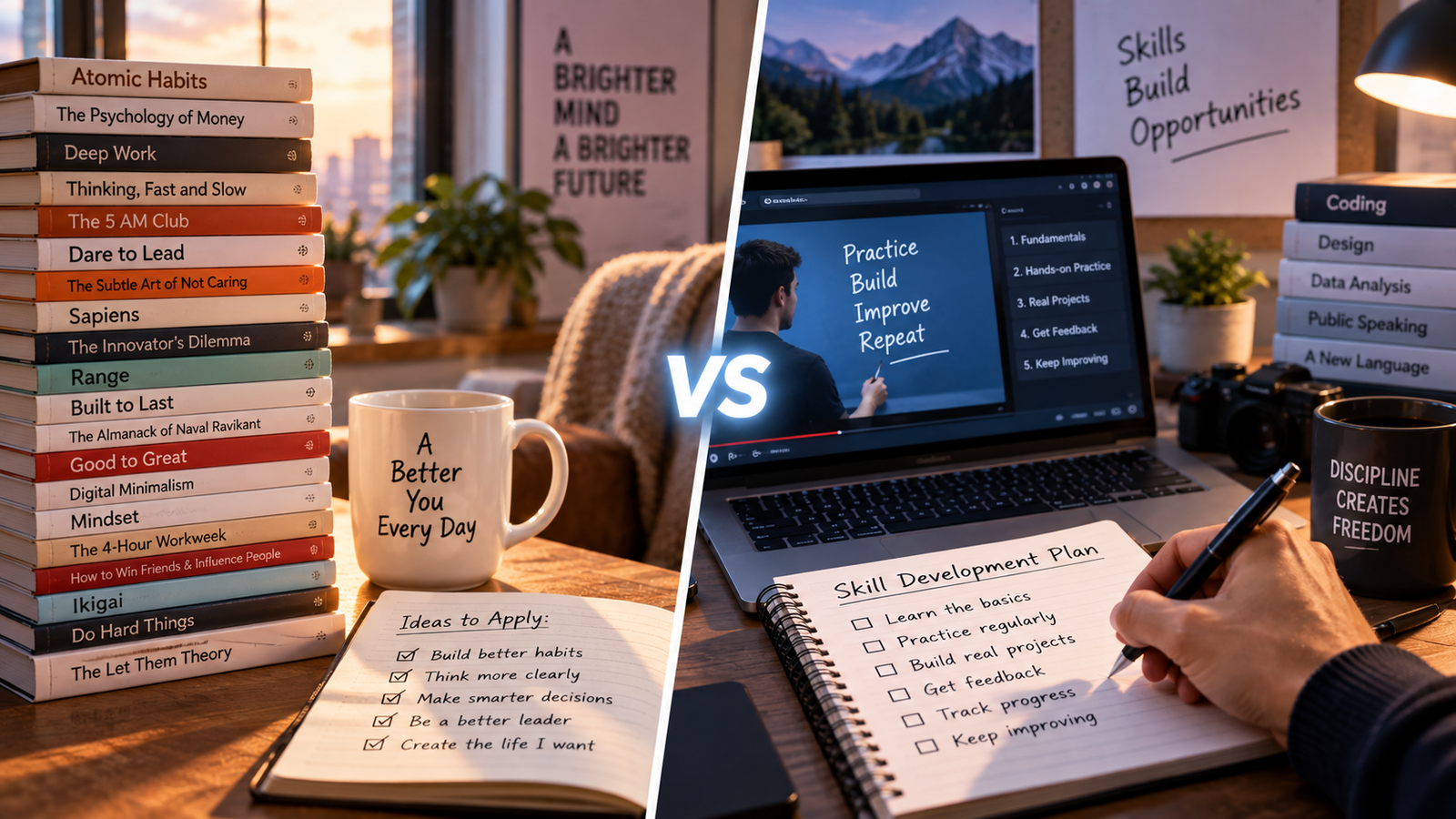 Reading 20 Books vs Mastering One Skill: Which Changes Your Life More?