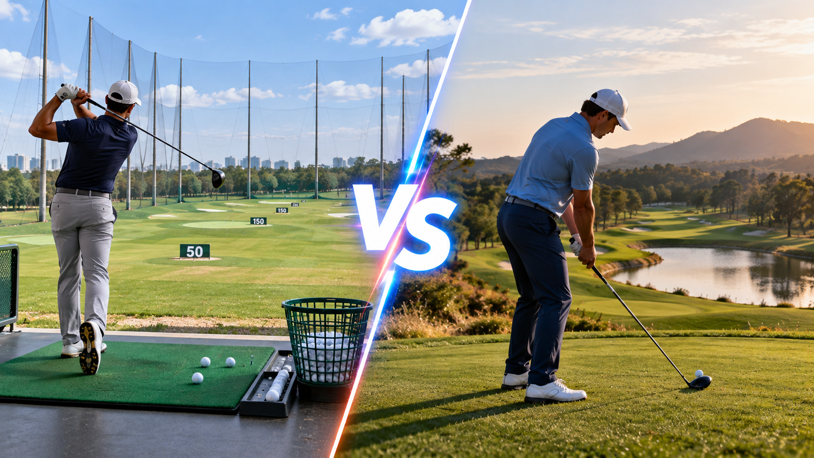 Driving Range vs Playing 9 Holes: Where Will You Improve Faster?