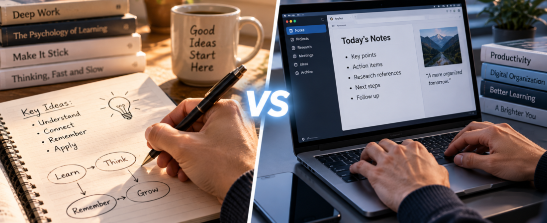 Handwriting vs Typing: Which Helps You Learn and Remember Better?