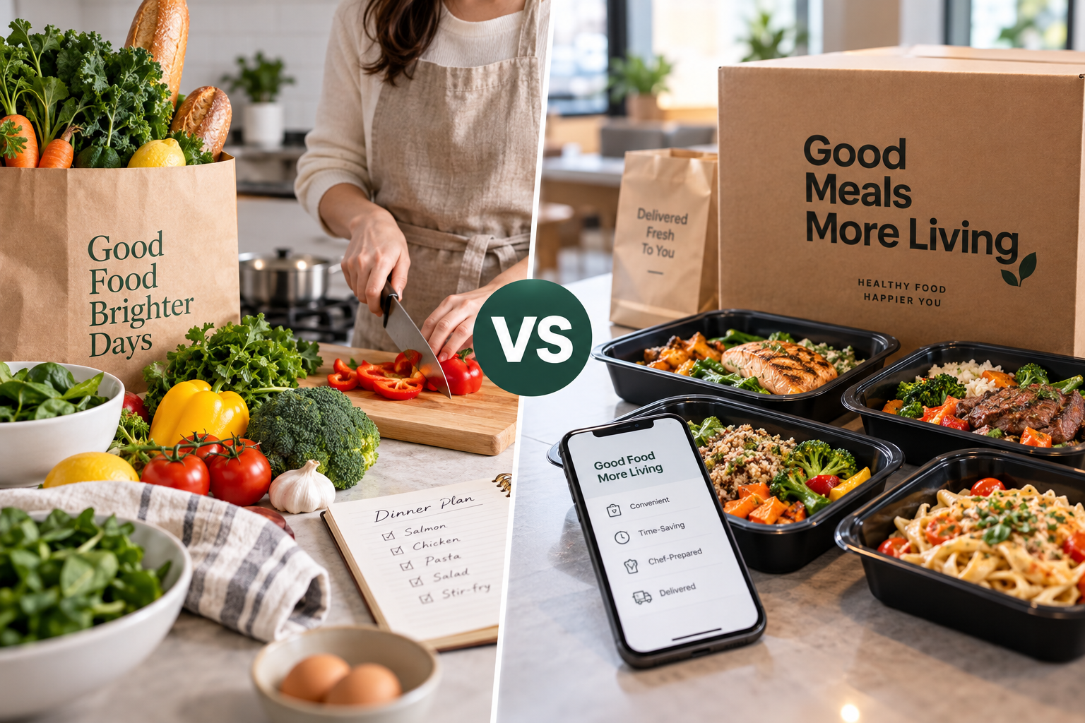 Buying Groceries vs Meal Delivery: Is Cooking at Home Always Cheaper?