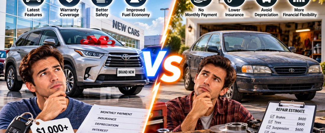 New Car vs Keeping Your Old Car: Is That $1,000 Monthly Payment Really Worth It?