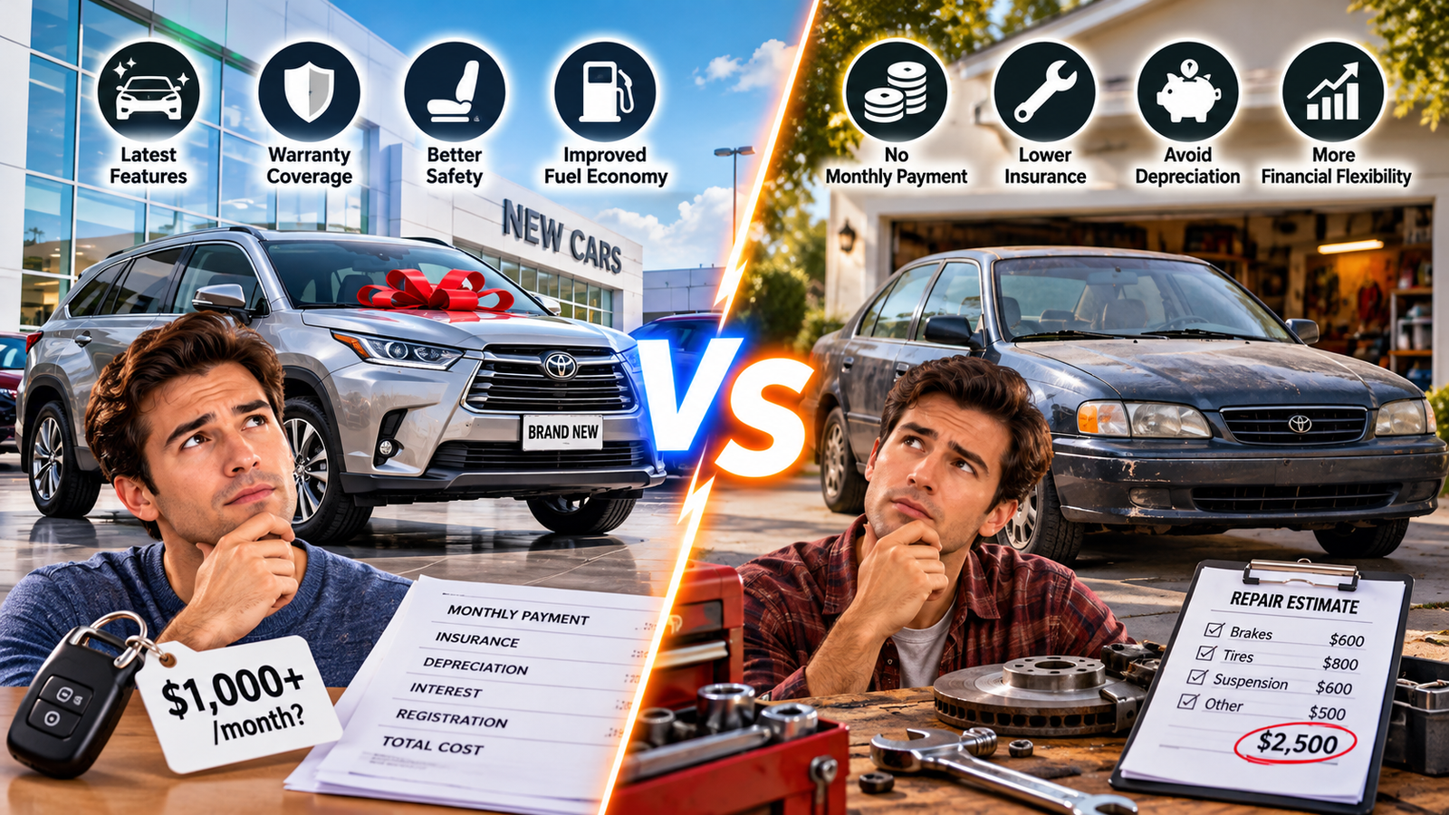 New Car vs Keeping Your Old Car: Is That $1,000 Monthly Payment Really Worth It?