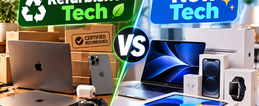 Refurbished Tech vs New Tech: Is Buying New Still Worth It?