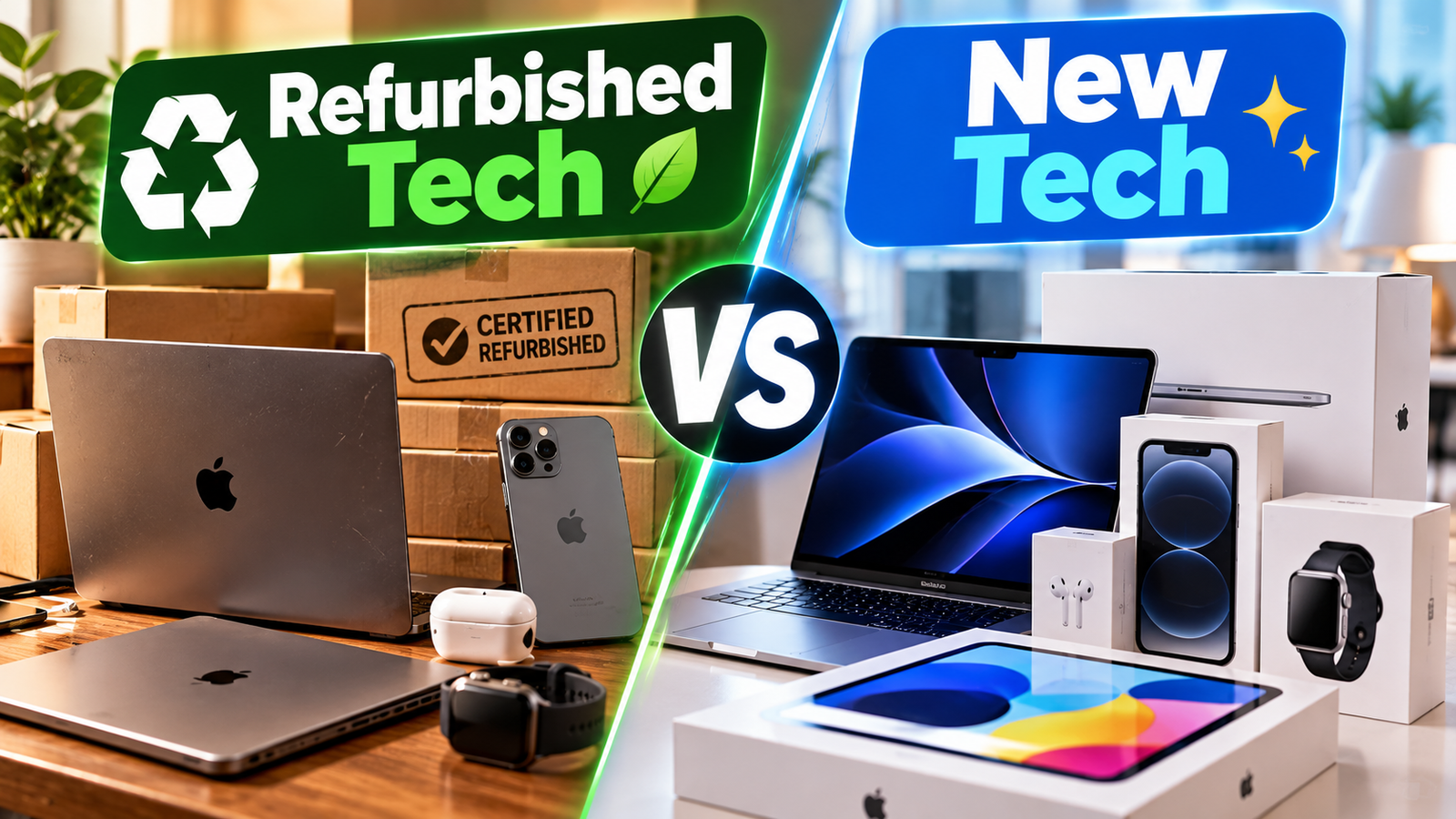 Refurbished Tech vs New Tech: Is Buying New Still Worth It?