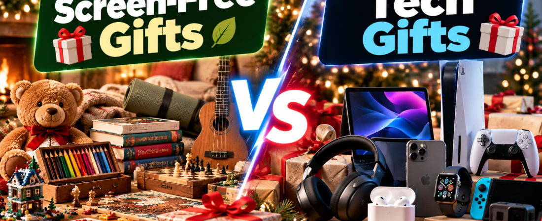 Screen-Free Gifts vs Tech Gifts: What Do People Actually Want?