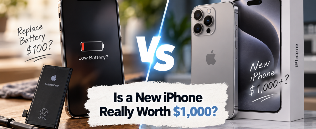 iPhone Upgrade vs Battery Replacement: Is a New Phone Really Worth $1,000?